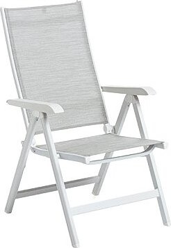 Kettler Basic Plus Polohovací hliníkové křeslo bílé/světle šedé