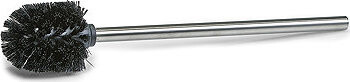 Zeller WC Štětka náhradní černá, nerezová ocel, 7,5 × 39,5 cm