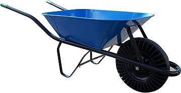 J.A.D. TOOLS fúrik stavebný, plná guma, 60 l, modrý