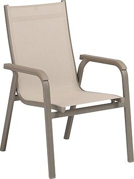 Kettler Basic Plus Hliníkové křeslo taupe/béžové