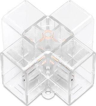 Escape6 Spojka modulového svietidla, tvar štvorcestná 90° tvar X
