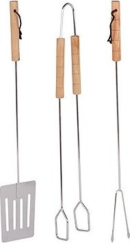 DOCHTMANN Grilovacie náradie súprava 3 ks BBQ, drevo