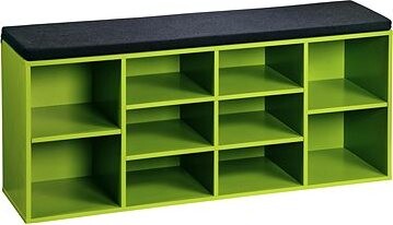 KESPER Botník s lavicou 103,5 × 48 × 29,5 cm – zelený