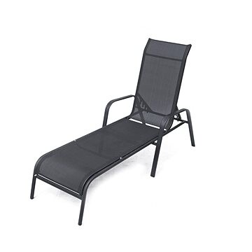 ROJAPLAST Ležadlo záhradné ZWC-52 čierne