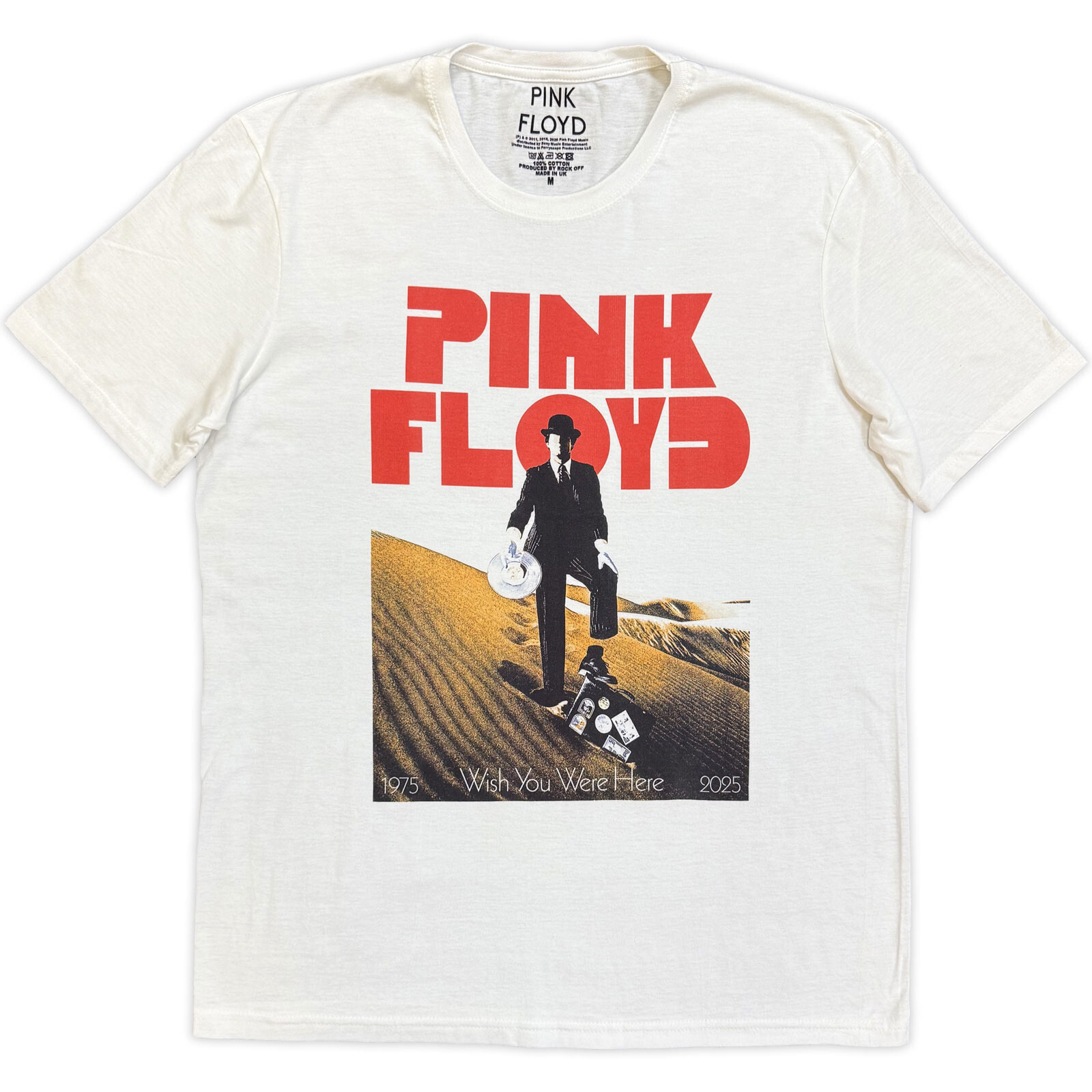 Pink Floyd tričko Invisible Man Biela S