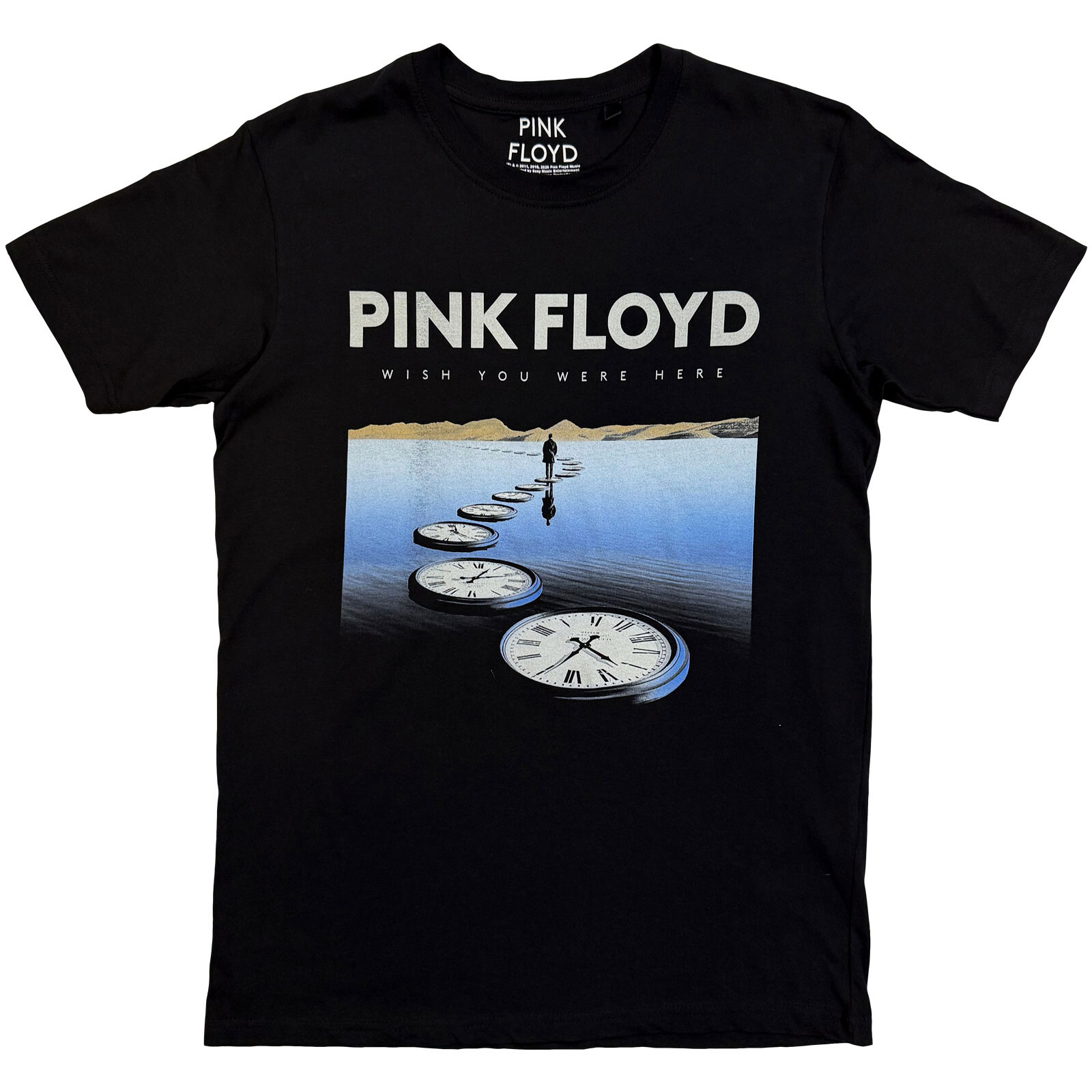 Pink Floyd tričko Clocks Čierna S