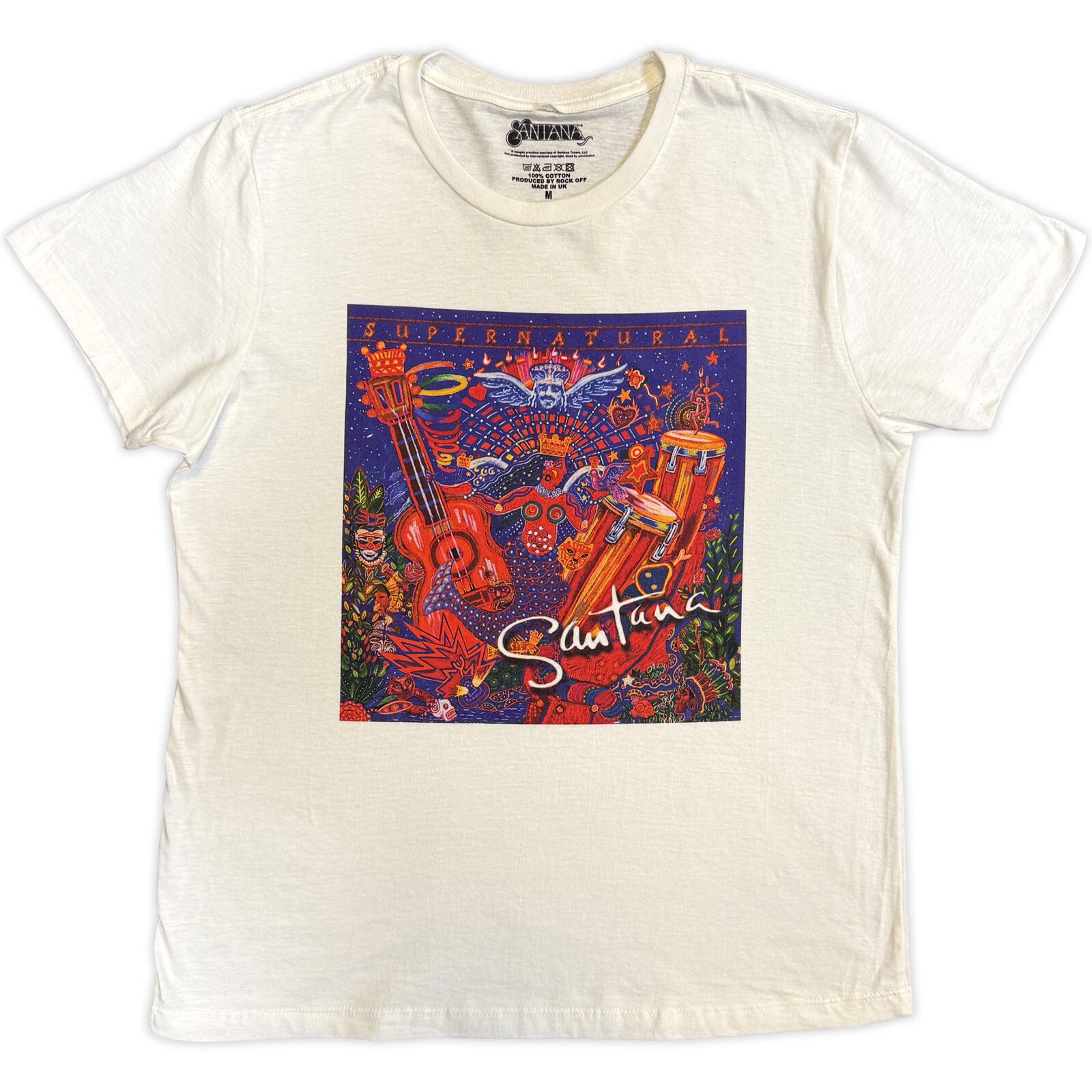 Santana tričko Supernatural Biela S
