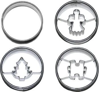 SMOLÍK KOLIESKO so stredmi VIANOCE 015 Súprava 4 ks d40 mm, pocínované