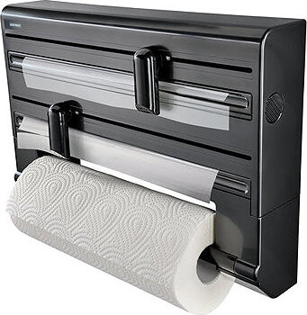 LEIFHEIT Nástěnný držák rolí černý