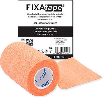 FIXAtape Stretch 7,5 × 450 cm oranžové