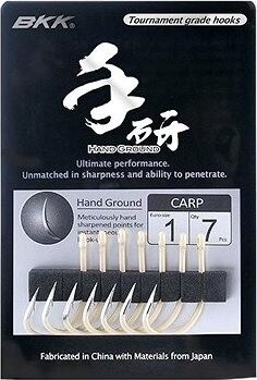 BKK Carp Hook Hand Ground Velikost 2 8ks
