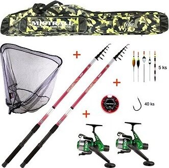 Mistrall Detská rybárska súprava s prútmi 2,7 m 50 g