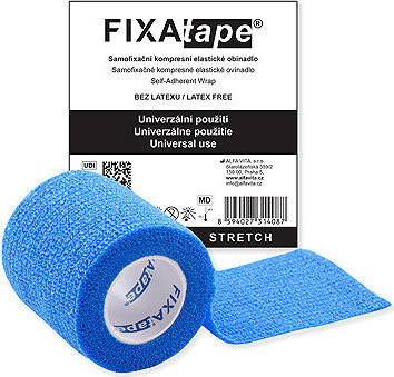 FIXAtape Stretch 5 × 450 cm modré