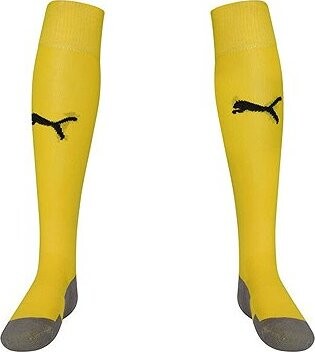 PUMA_Team LIGA Socks CORE, žltá/černá, veľkosť EU 39 – 42