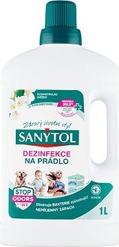 SANYTOL Dezinfekcia na bielizeň biele kvety 1 l