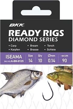 BKK Ready Rig Diamond Iseama GD Veľkosť12 0,14 mm 70 cm 10 ks