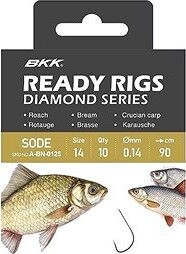 BKK Ready Rig Diamond Sode GD Veľkosť 6 0,18 mm 70 cm 10 ks