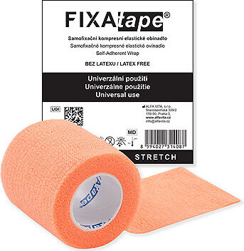 FIXAtape Stretch 5 × 450 cm oranžové