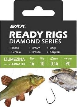 BKK Ready Rig Diamond Izumezina BN Veľkosť 4 0,22 mm 70 cm 10 ks