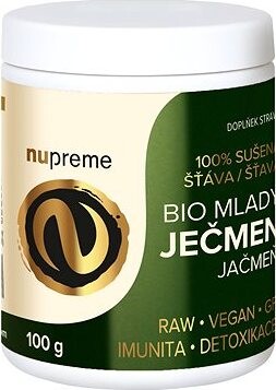 Nupreme Mladý jačmeň 100 g BIO