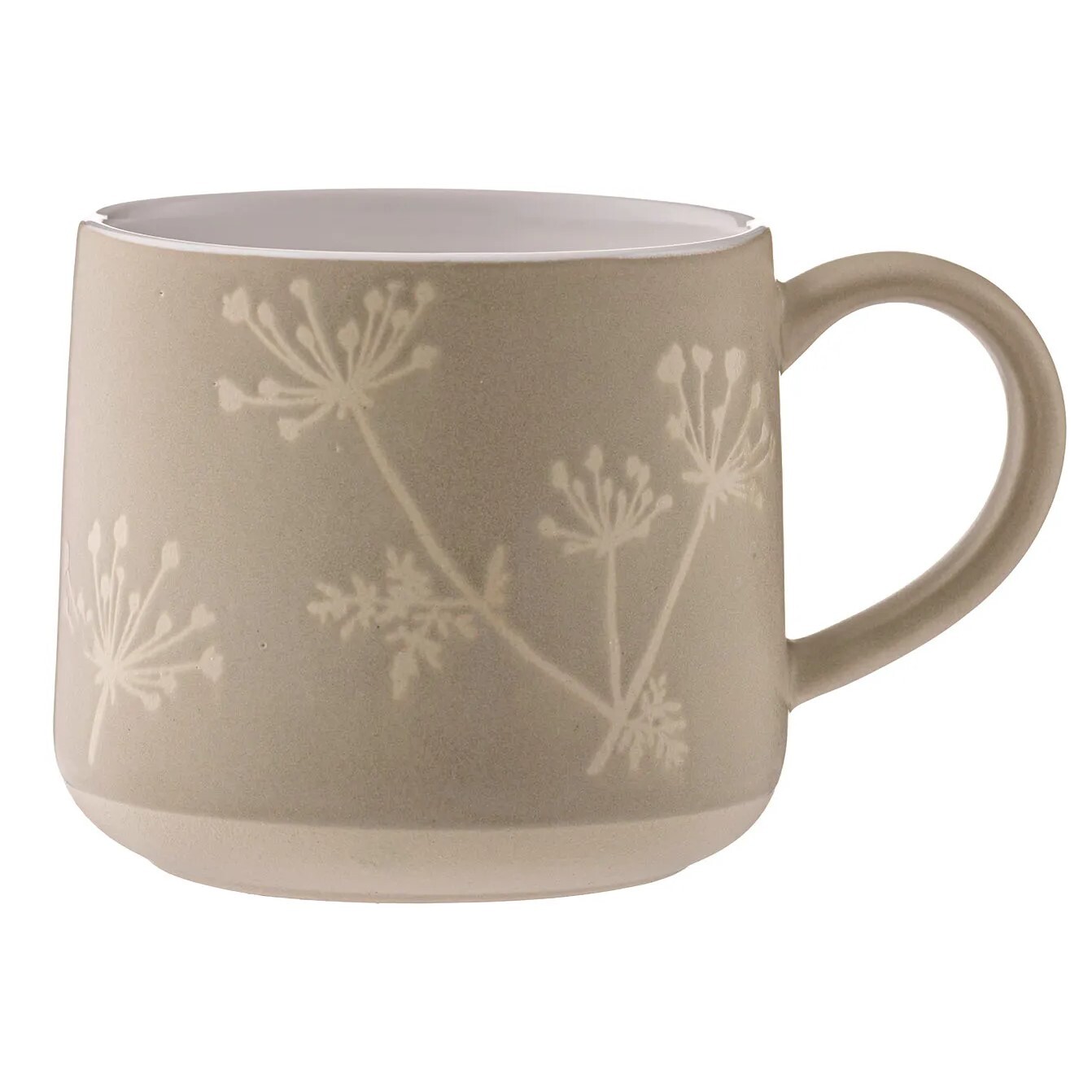 Hrnček BOTANICAL GYPSOPHILA 400 ml, hnedá, kamenina, Mason Cash