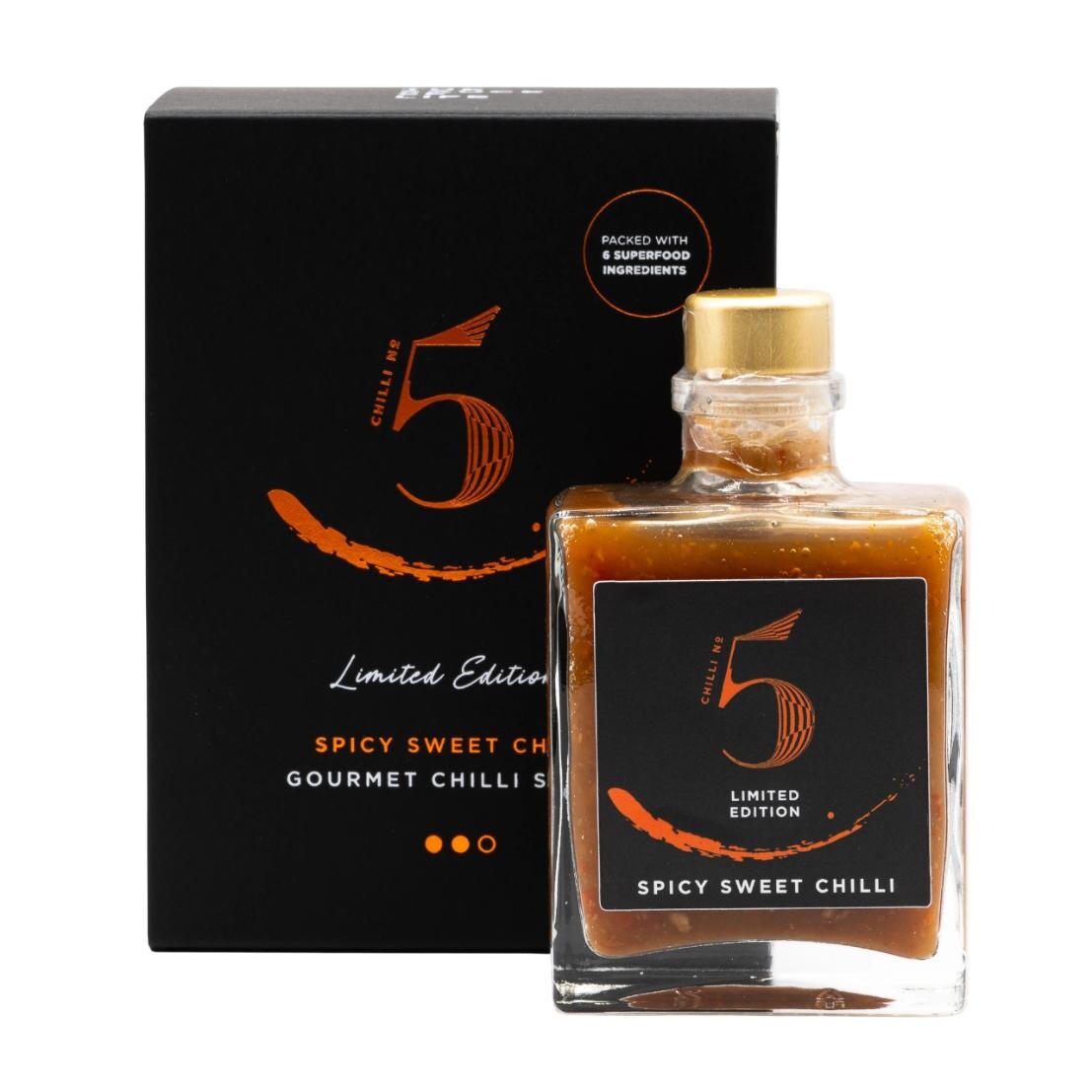 Chilli omáčka SWEET CHILLI 100 ml, limitovaná edícia, Chilli No5