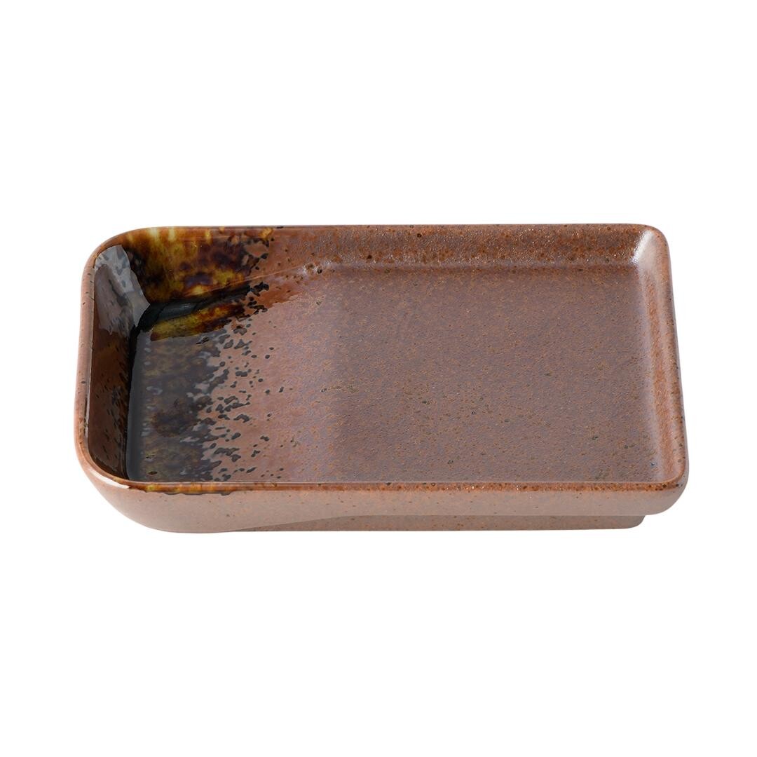 Miska na omáčku SHIGARAKI 15 cm, 30 ml, hnedá, keramika, MIJ