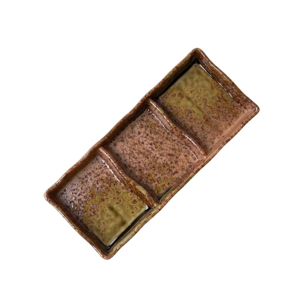 Miska na omáčku WABI SABI 19 cm, 30 ml, hnedá, keramika, MIJ