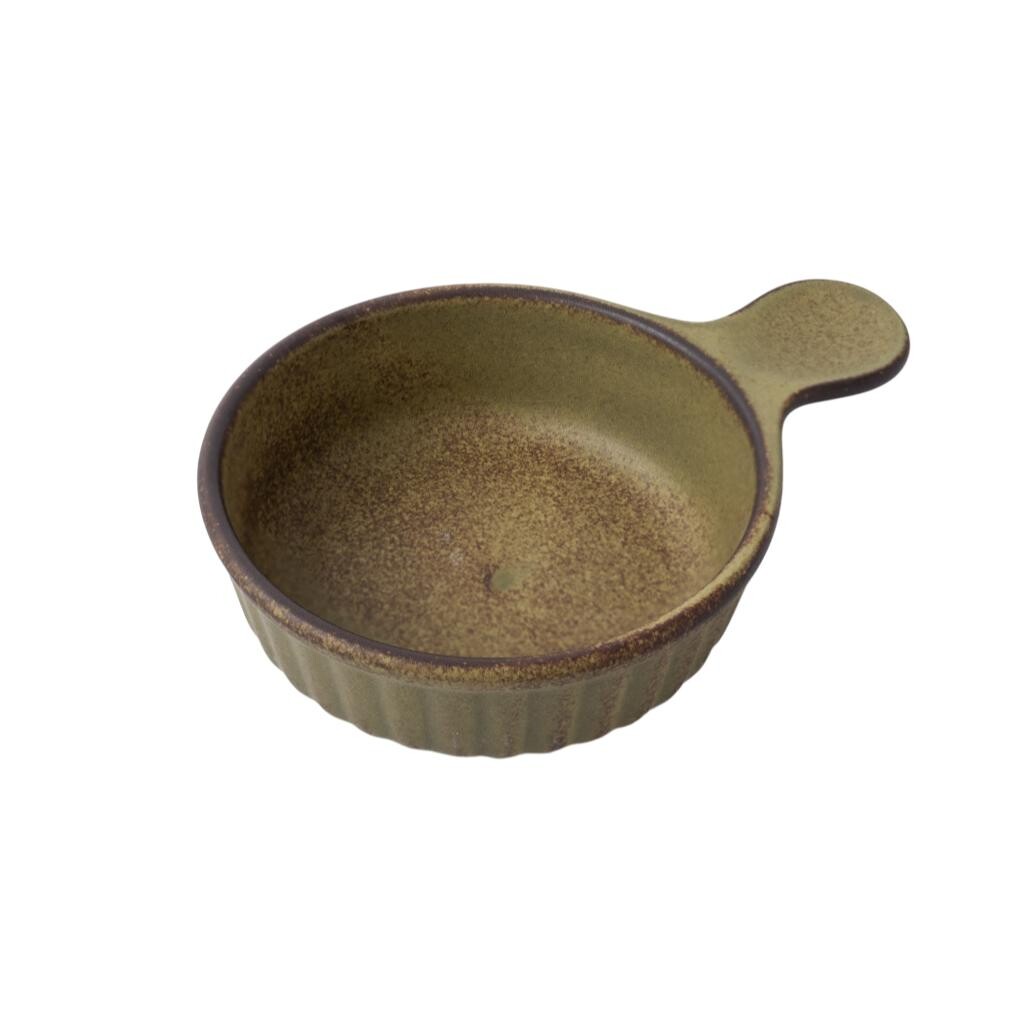 Mini servírovací hrniec DONABE 15 cm, zelená, keramika, MIJ