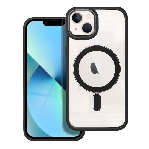 Puzdro Magsafe Color Edge iPhone 13 - čierne