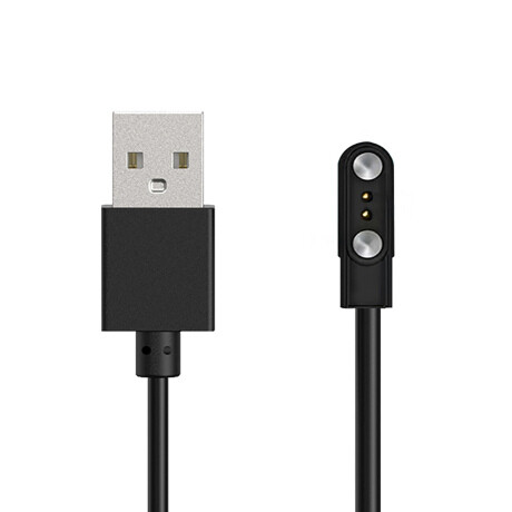 MG Magnetic nabíjací kábel na Smart hodinky 2-pin 2.8mm 1m, čierny