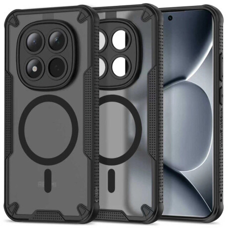 Tech-Protect Rugged Shield MagSafe kryt na Xiaomi Poco M8 Pro / Redmi Note 15 Pro Plus 5G, čierny