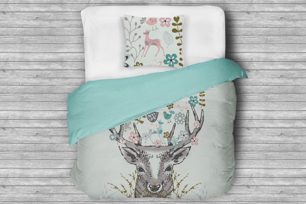 Bavlnené obliečky CERVUS jeleň 140x200 cm