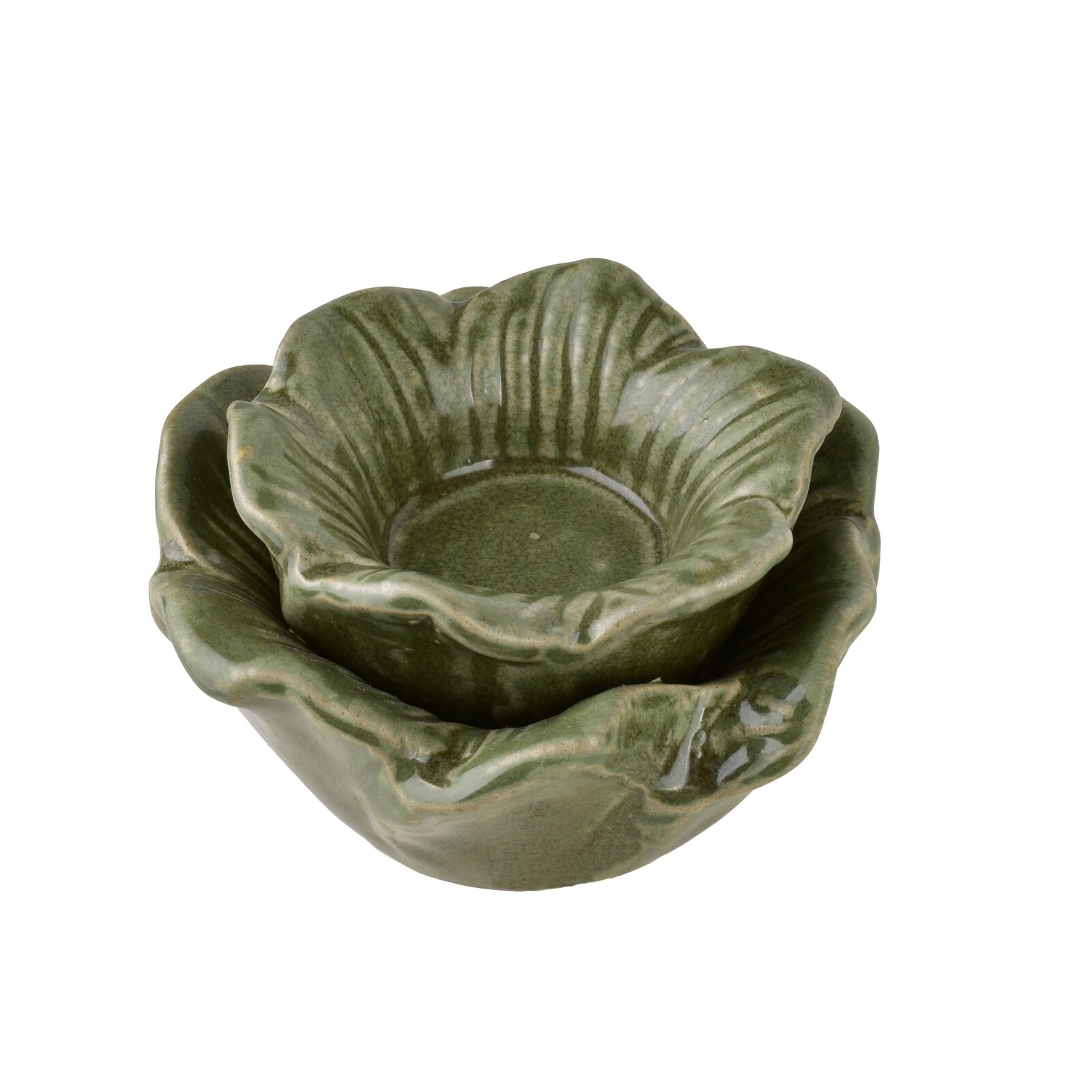 Keramický svícen Yarine 6 cm zelený