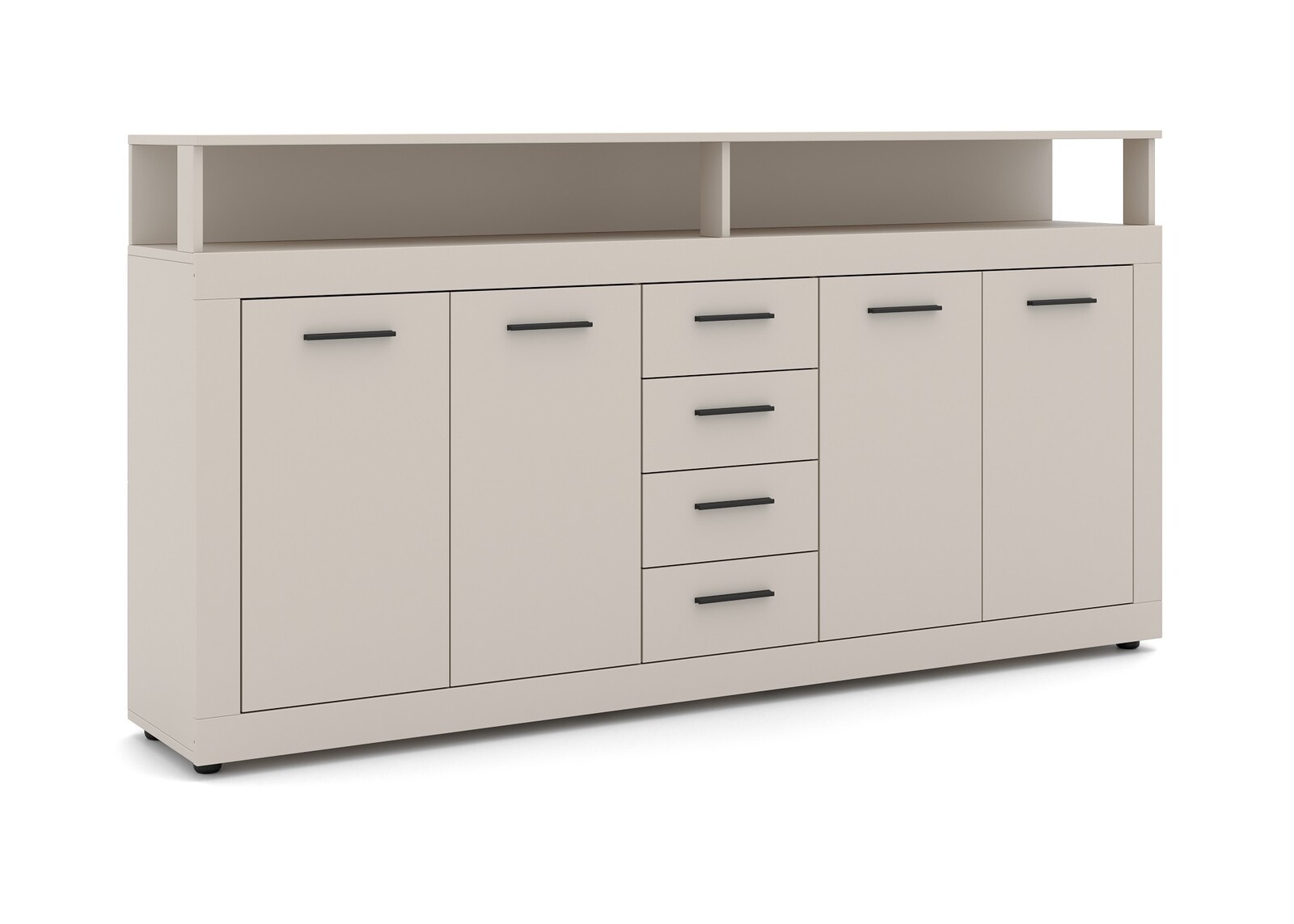 Komoda Luna 190 cm kašmírová