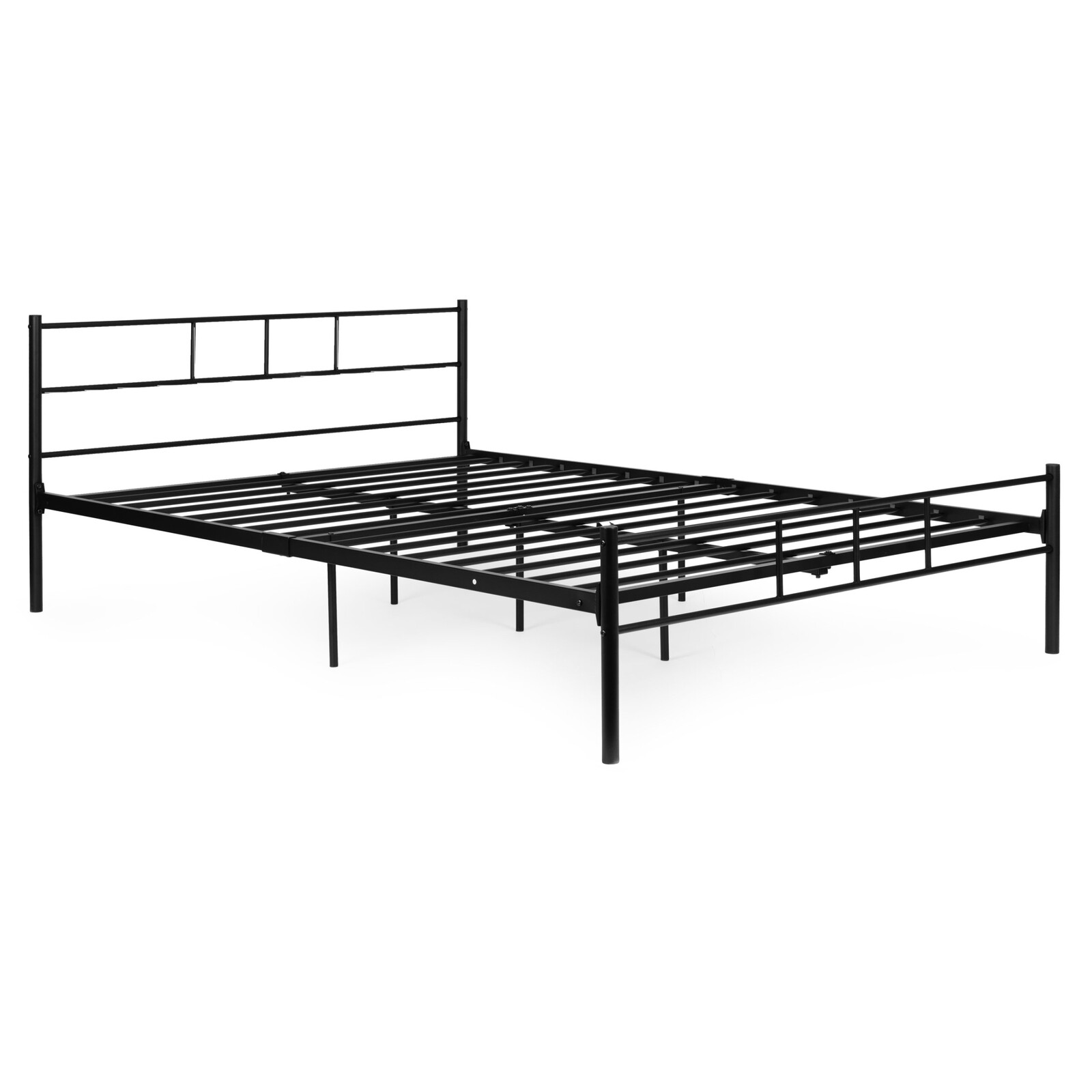 Kovový rám dvoulůžkové postele Normen 160x200 černý