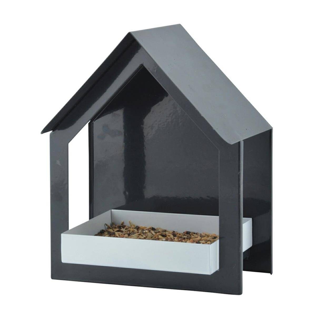 Krmítko pro ptáky FEEDER bílé/černé