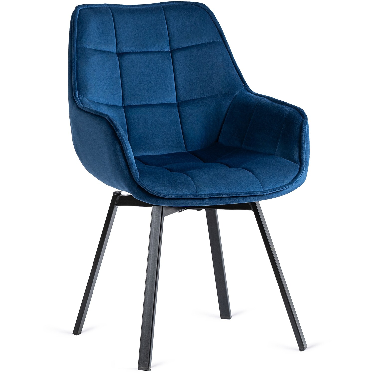 Otočná jídelní židle LUNA granátově modrá