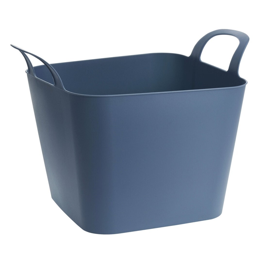 Plastový koš HAMPER 36 L modrý