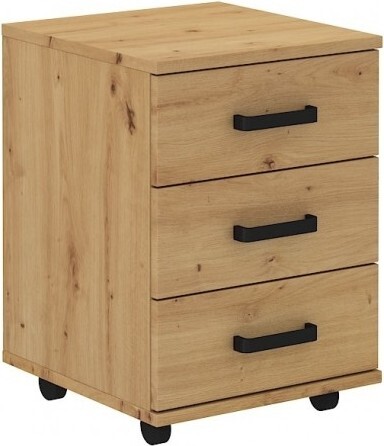 Pojízdný kancelářský kontejner Matylda 40 cm dub Artisan