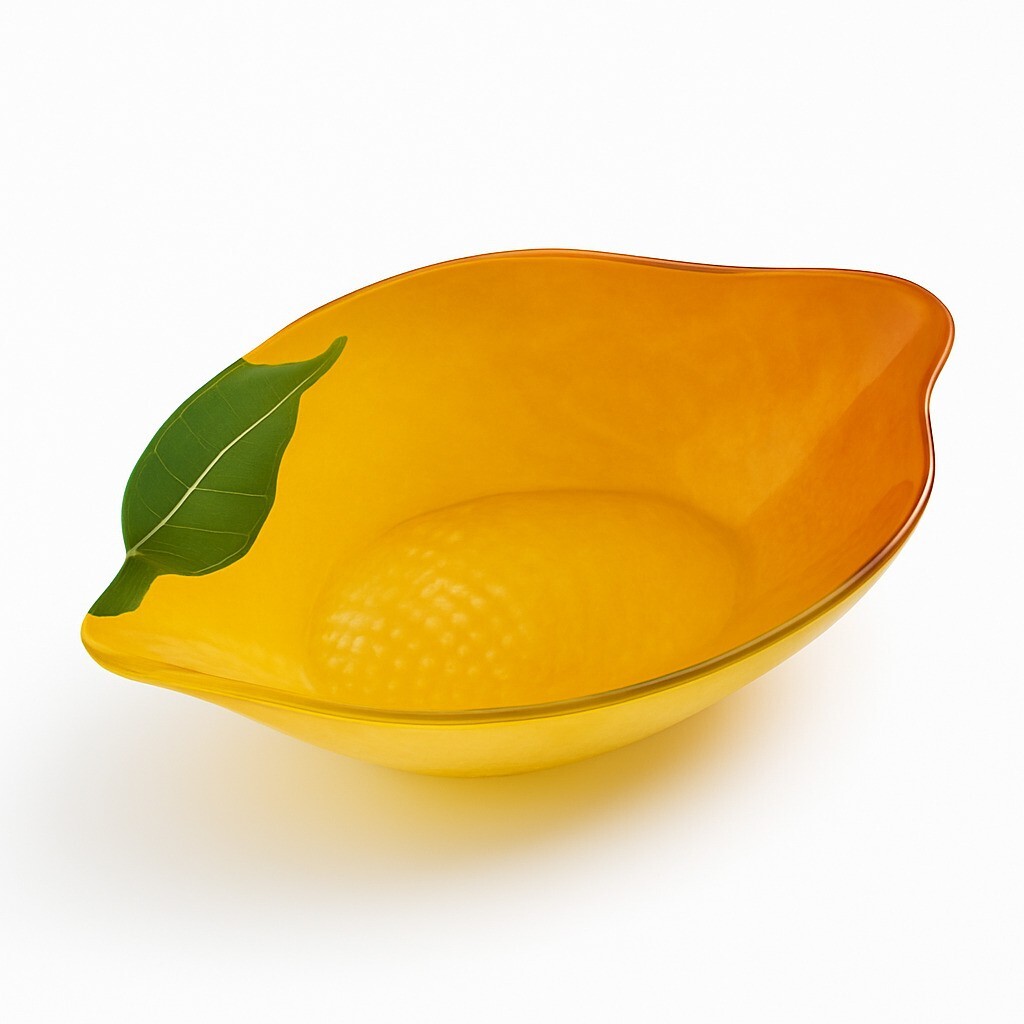 Skleněná miska Aria Fresh Citron 18 cm žlutá