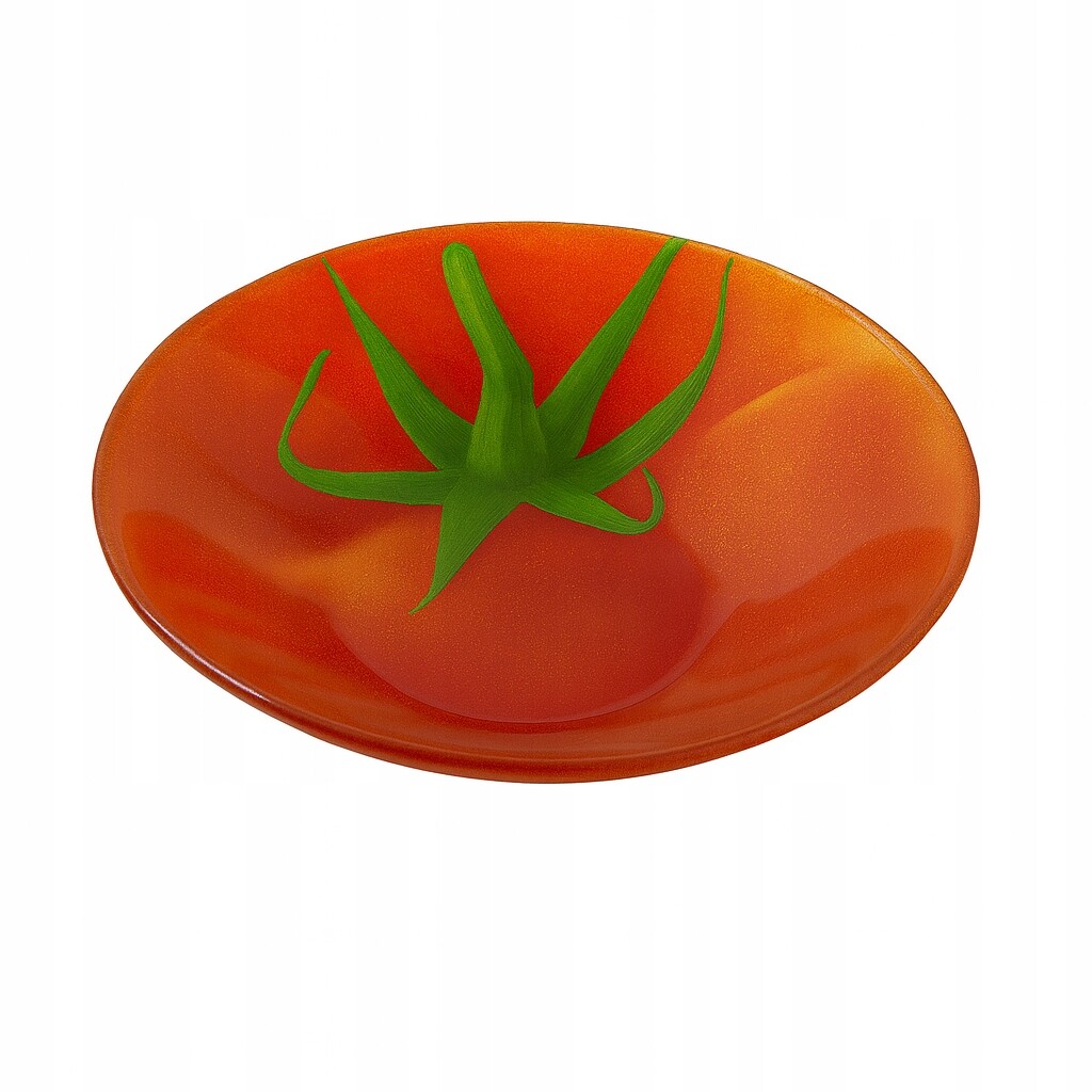 Skleněná miska Aria Fresh Rajče 25 cm červená