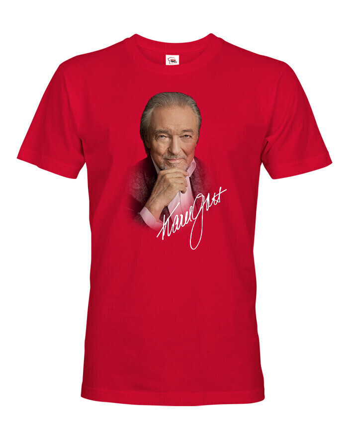 Pánske tričko s potlačou Karla Gotta