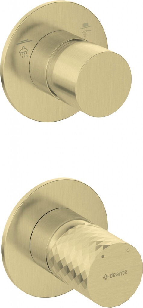 DEANTE - Silia Hexa kartáčované zlato Sprchová batéria, podomietková, s prepínačom sprchy BHS_R44P