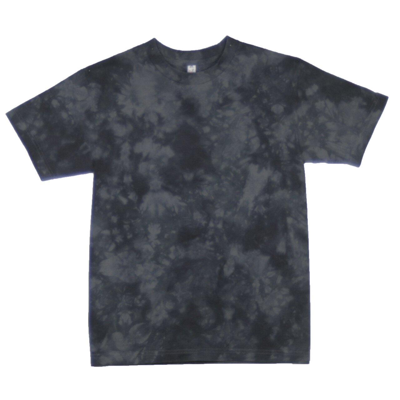 Tričko unisex The Mountain batikované Infusion - tmavo sivé,