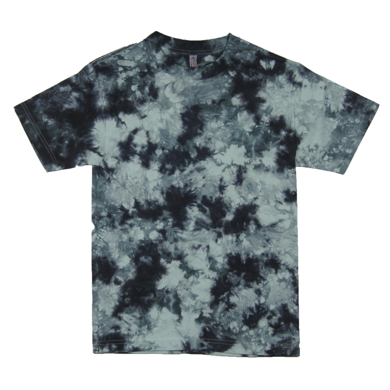 Tričko unisex The Mountain batikované Infusion - čierne-modré,