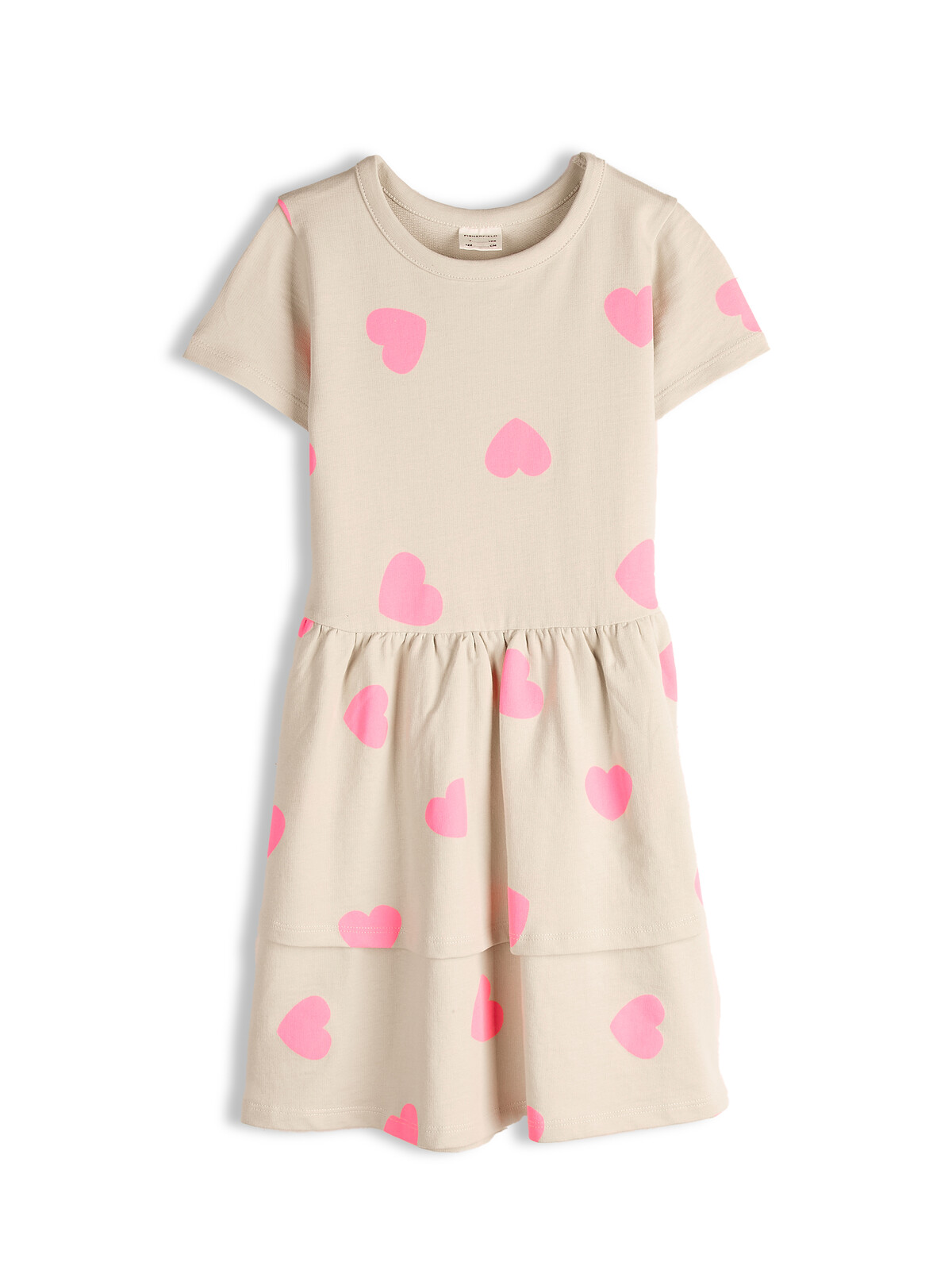 GATE Bavlnené šaty so srdiečkami