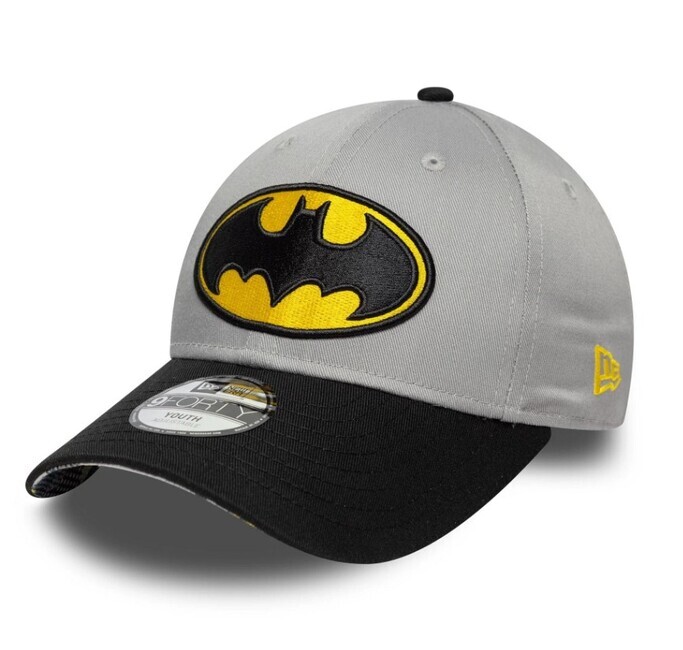 Detská Šiltovka Kids NEW ERA 9Forty Kids DC Batman Grey Black - Youth