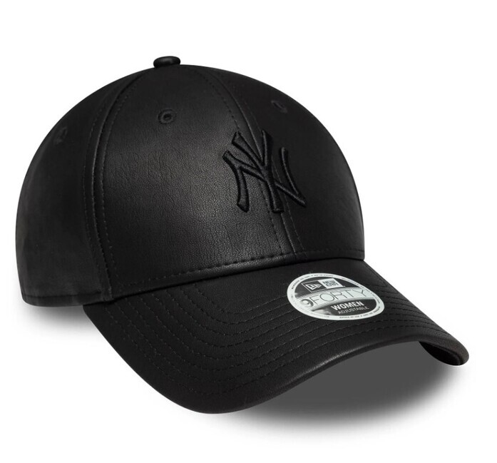 Dámska Šiltovka New Era 9Forty Womens MLB PU Leather NY Yankees Black - UNI