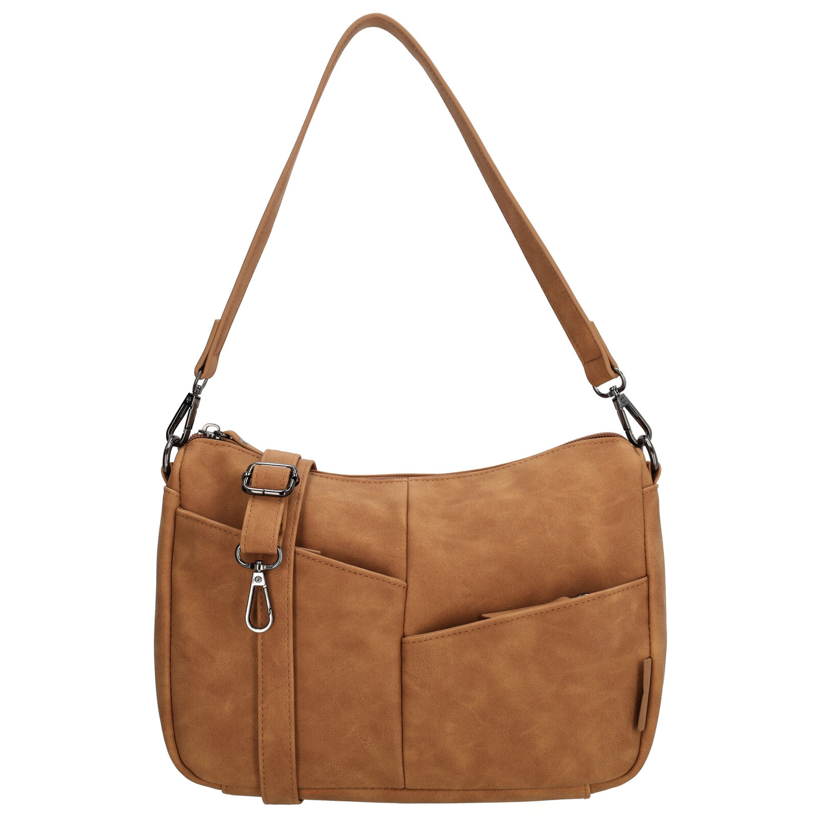 Dámska menšia kabelka cez rameno Beagles Lourenza - camel